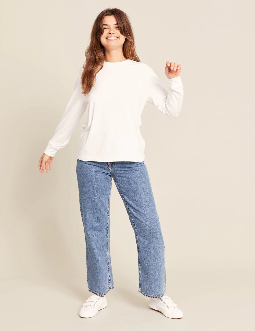 Women's Classic Long Sleeve T-Shirt: White