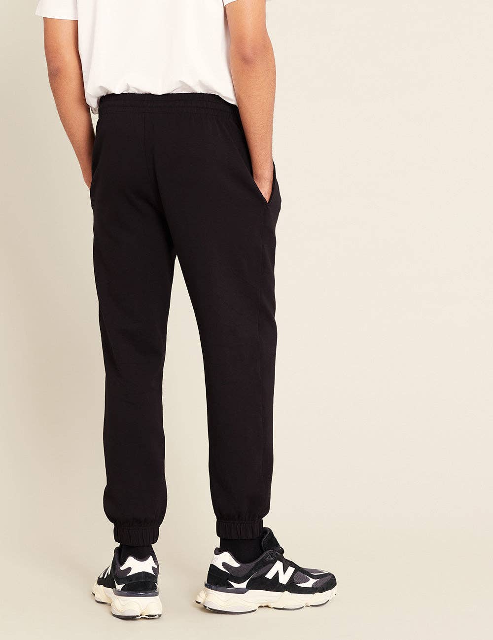 Cuffed Sweat Pants: Black