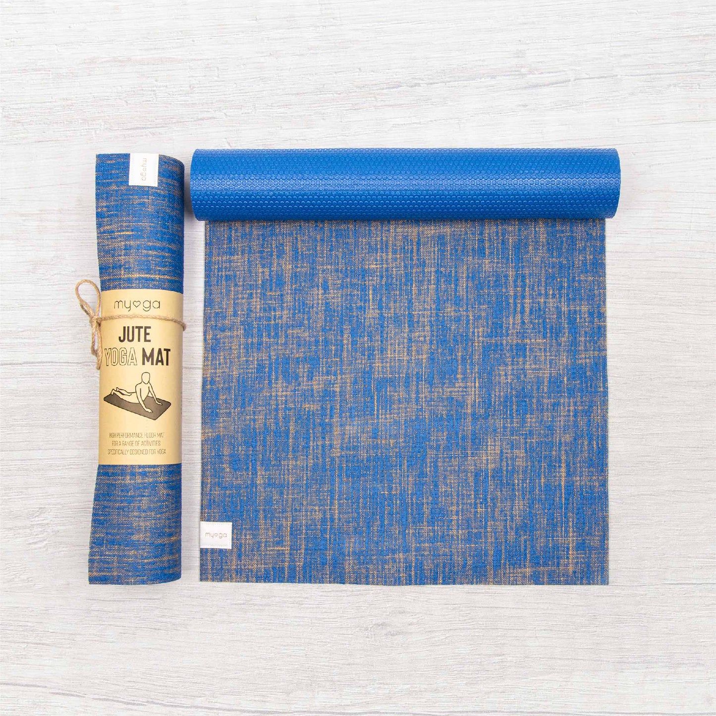 Jute Mats: Blue