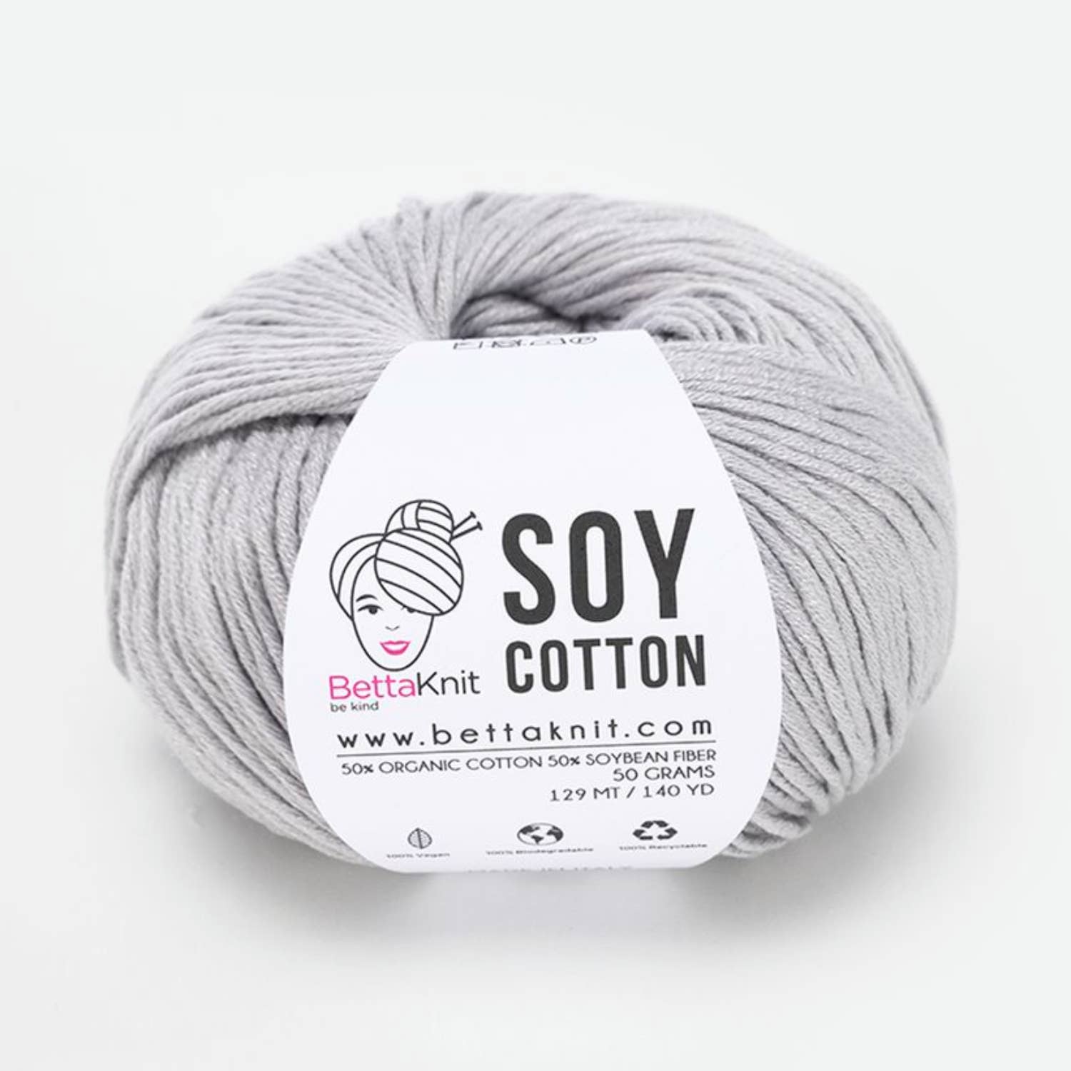 Soy Cotton, cotton and soy yarn: Blue Sky