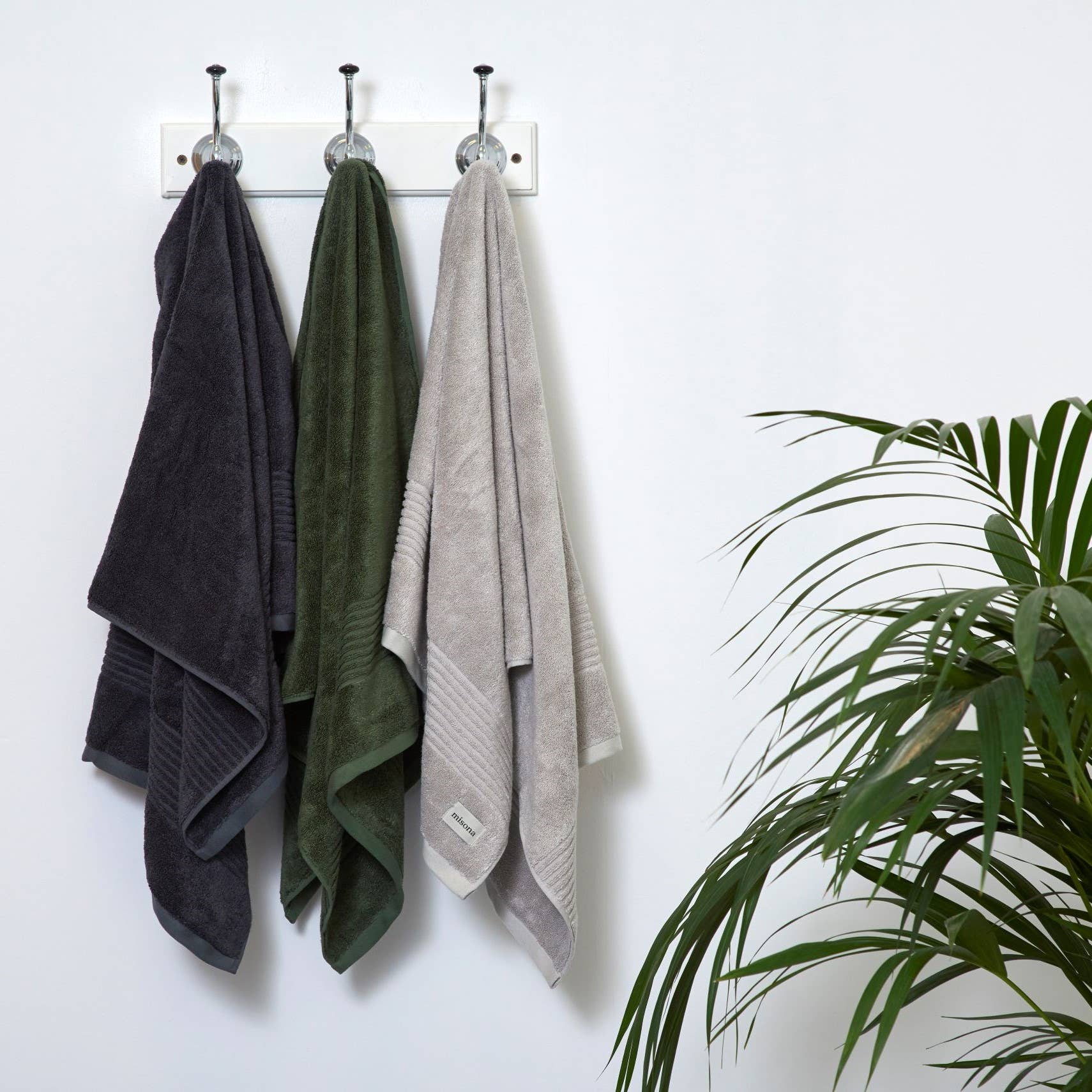 Ultra Soft  - Plush Hypo-Allergenic Towels: Dark Steel