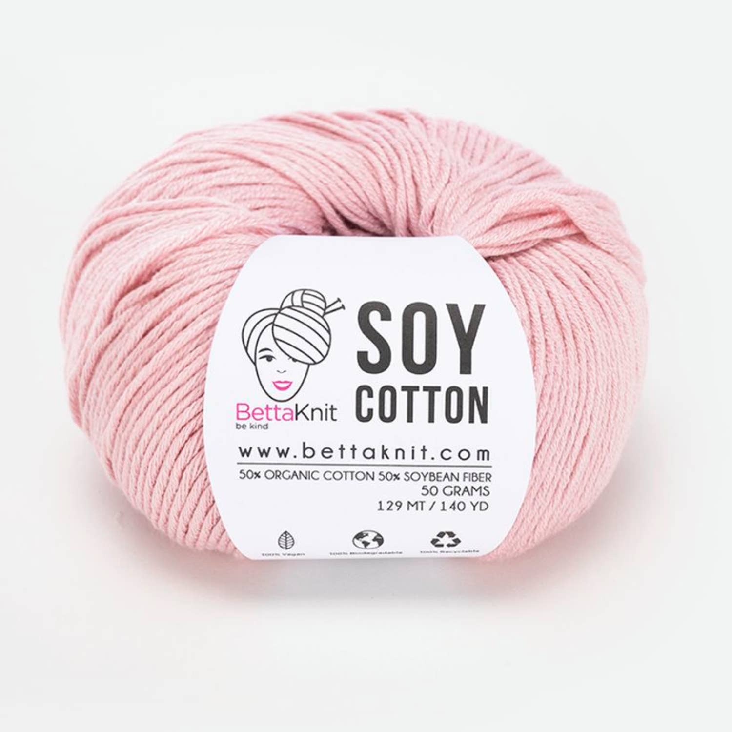 Soy Cotton, cotton and soy yarn: Blue Sky
