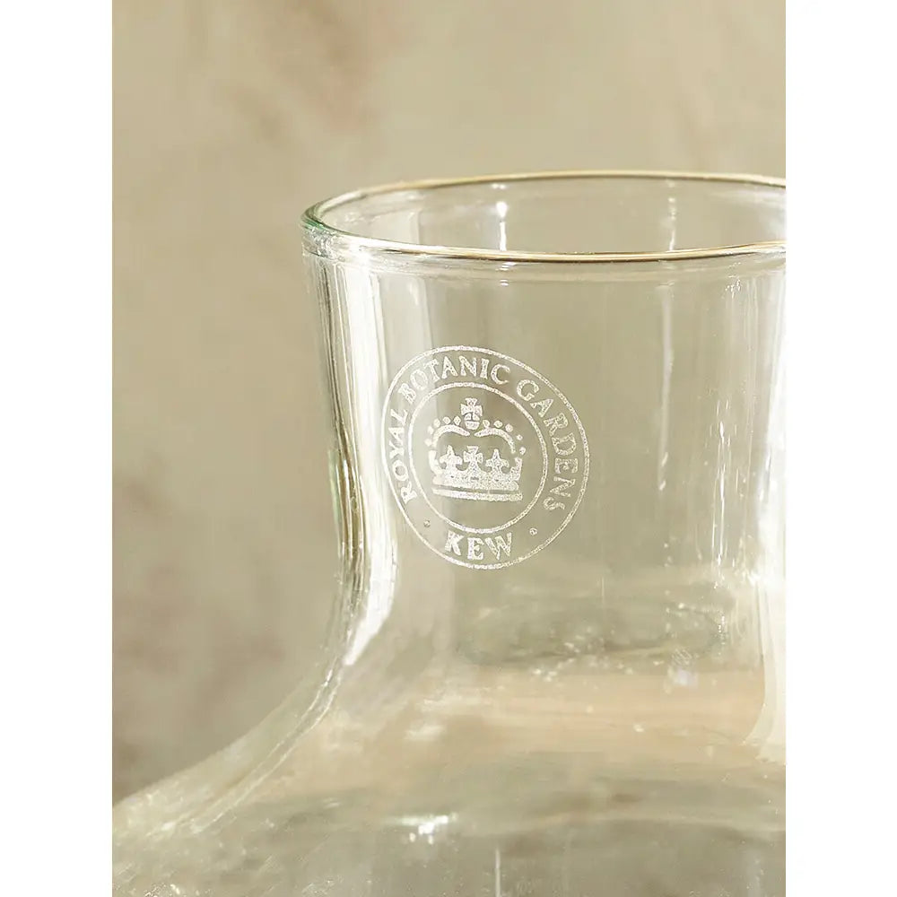 LIVING JEWELS RECYCLED CARAFE ETCHED LOGO