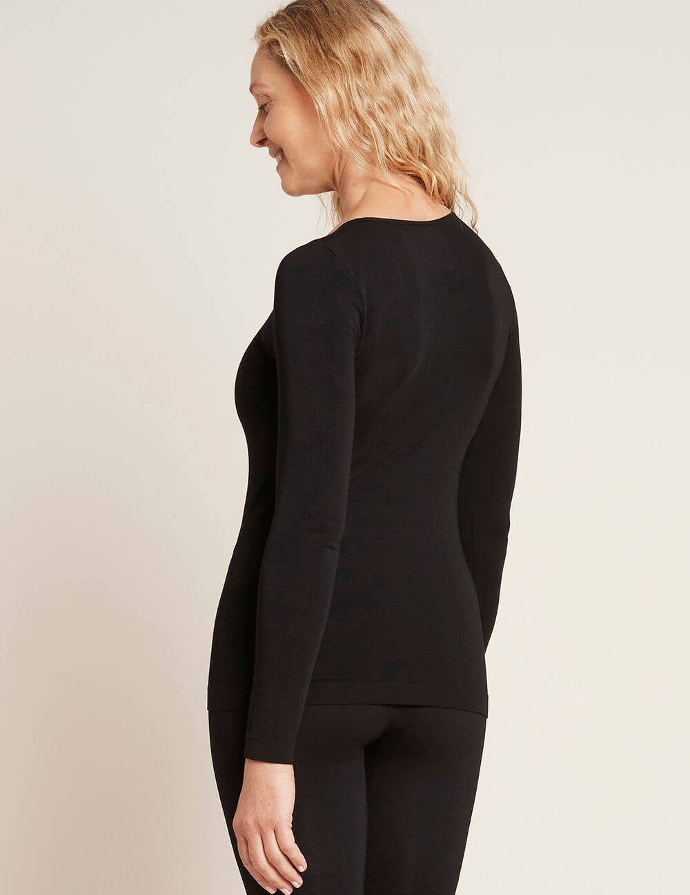 Long Sleeve Top in Black