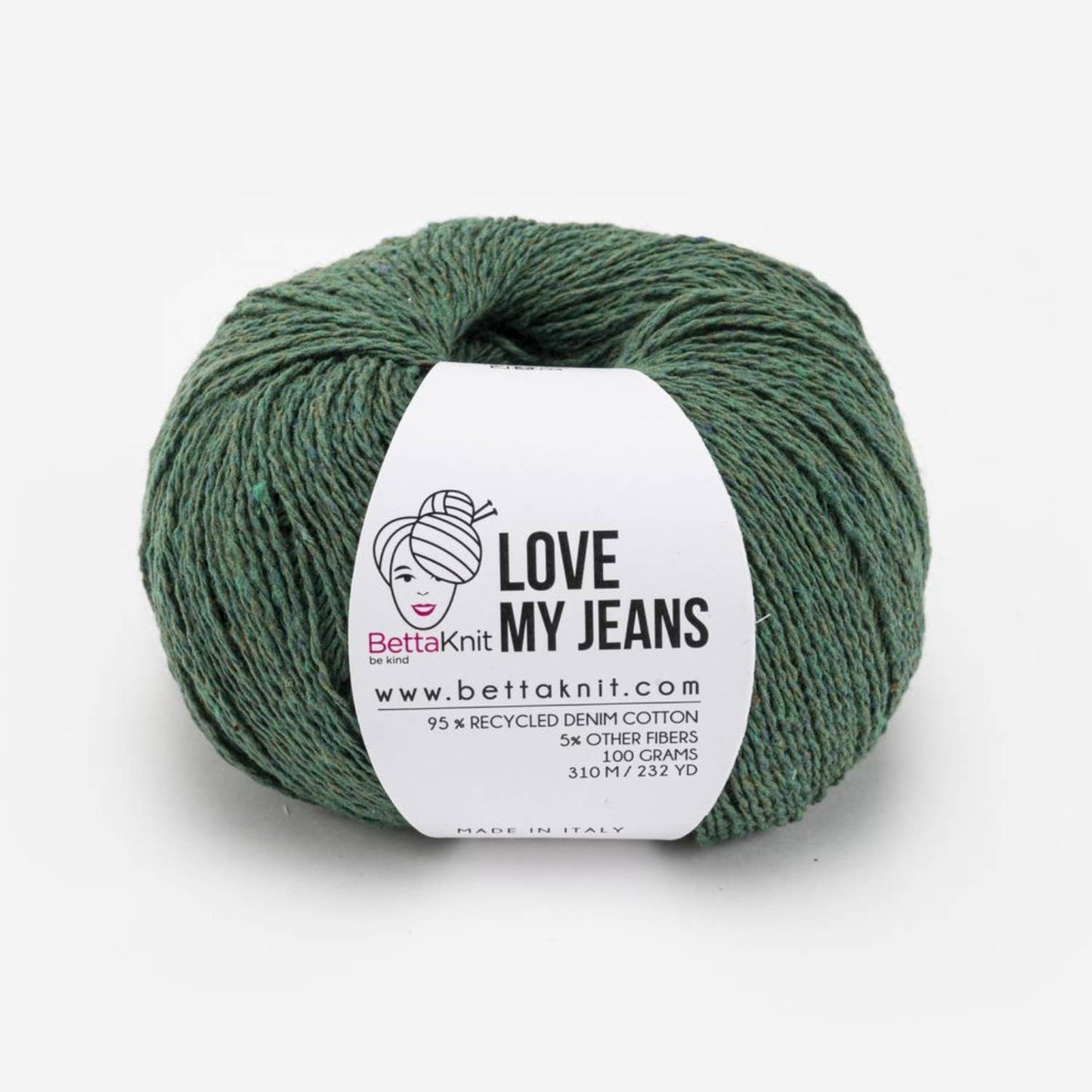 Love My Jeans, yarn obtained from the recycling of old jeans