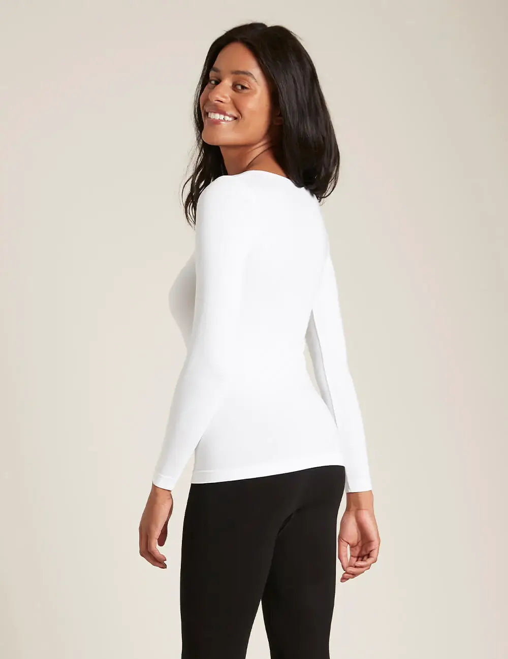 Long Sleeve Top in White