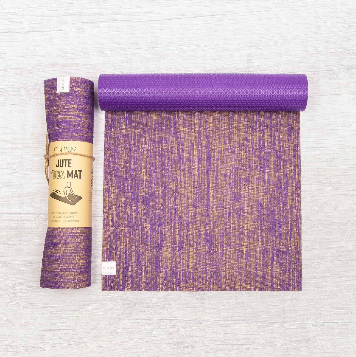 Jute Mats: Purple