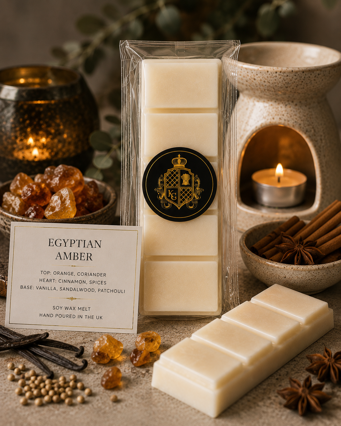 Egyptian Amber Soy Wax Melts