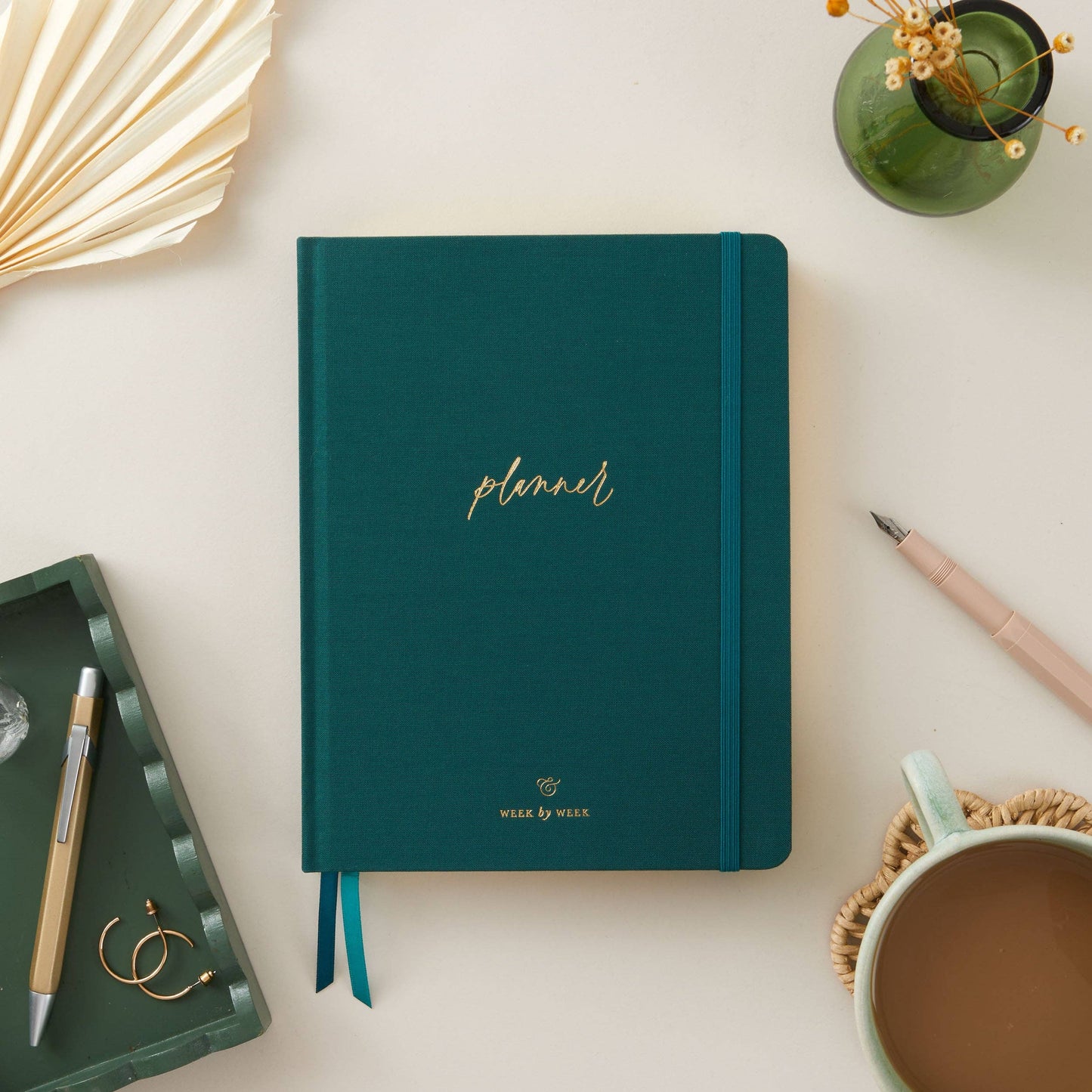 Undated Weekly Planner - Juniper (Cloth)