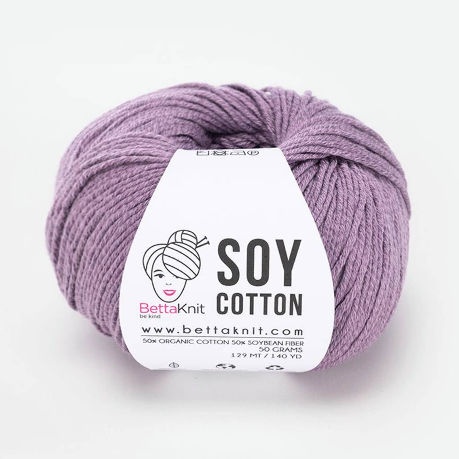 Soy Cotton, cotton and soy yarn: Raspberry