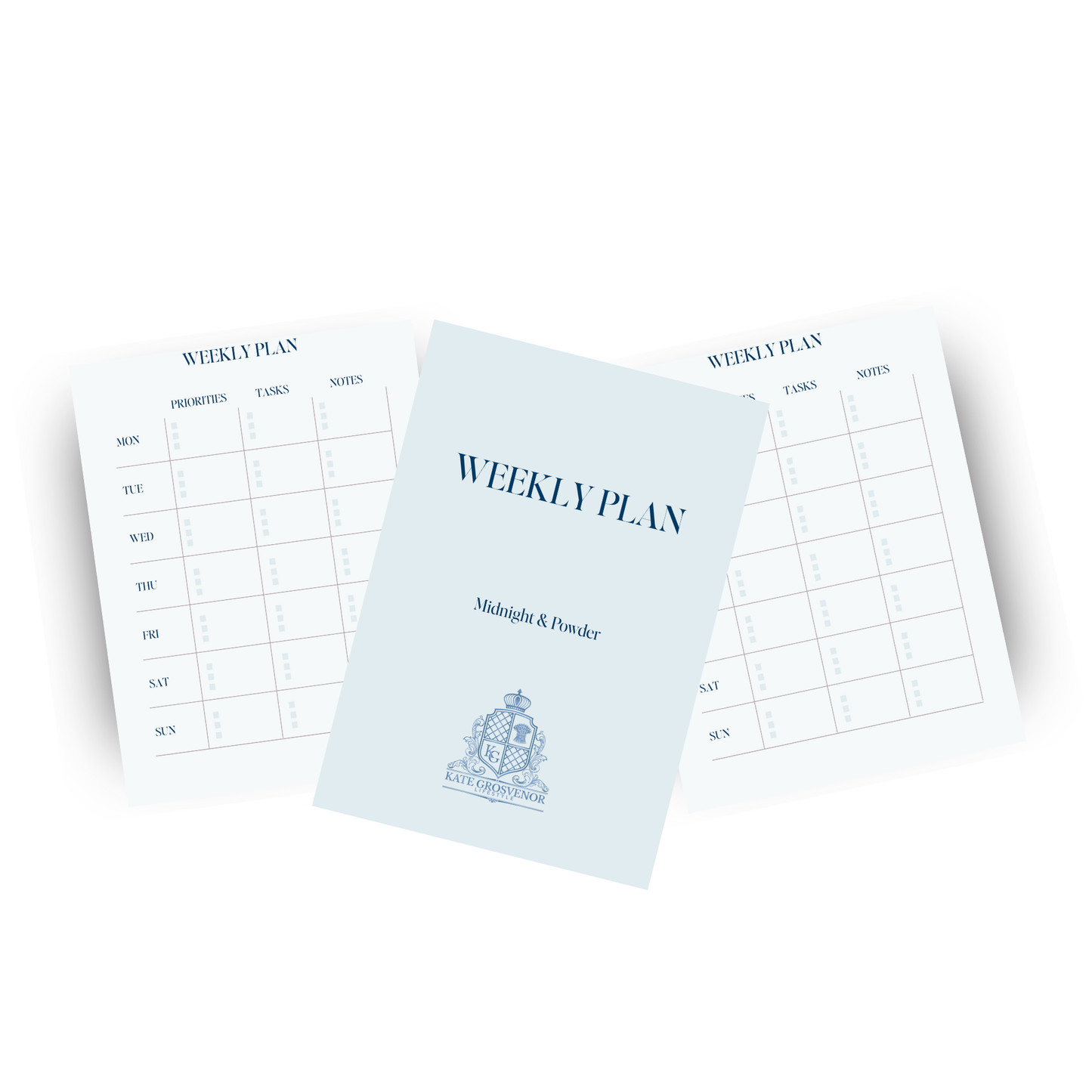 A5 Weekly Planner Insert – 12-Week Edition (3 Colour Options)