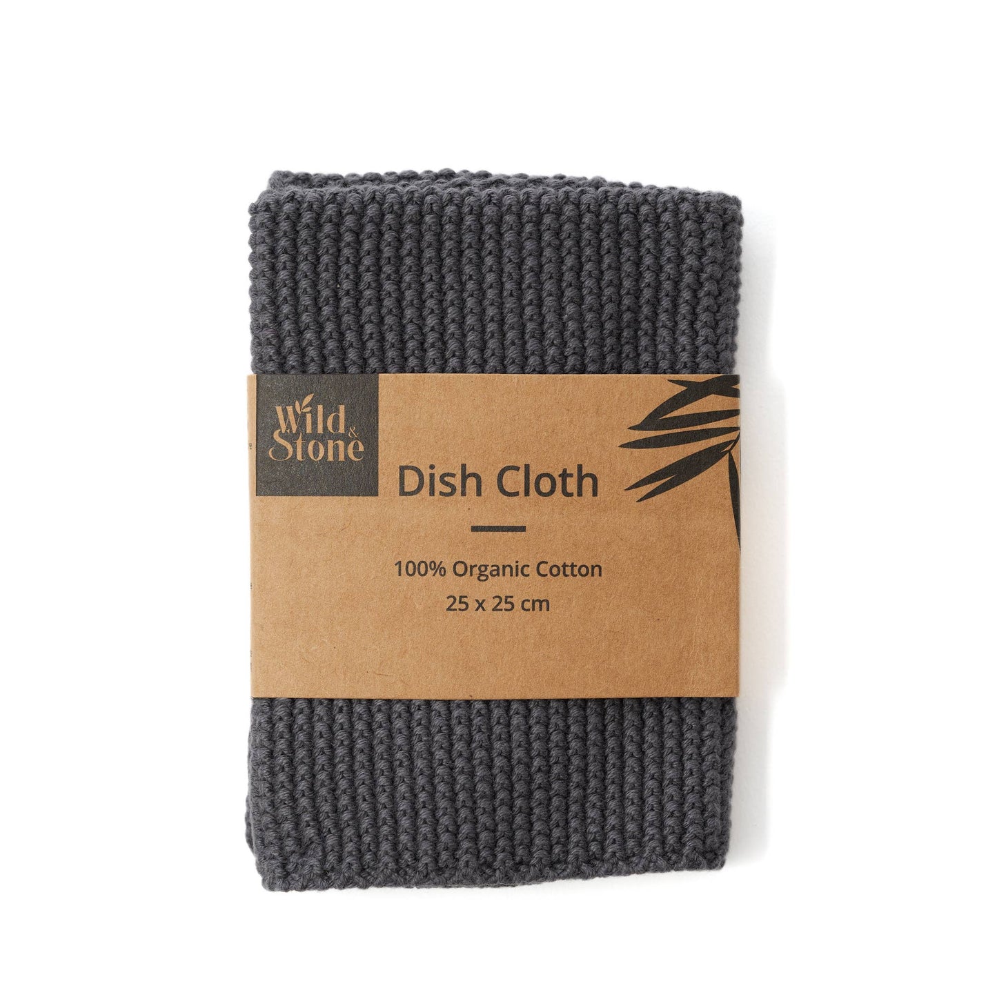 Dish Cloths - 100% Organic Cotton - Slate Grey