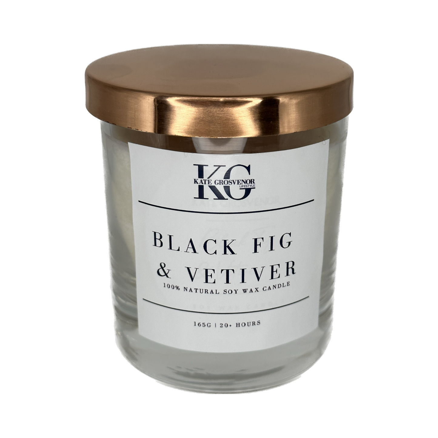 Black Fig & Vetiver Soy Candle 165g