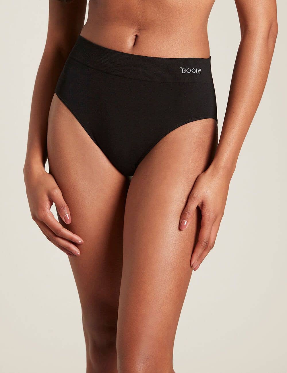 Organic Bamboo Full Brief Black