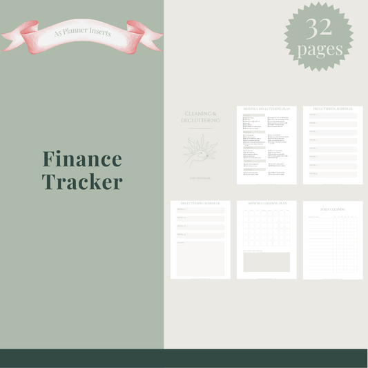 Finance Tracker Insert