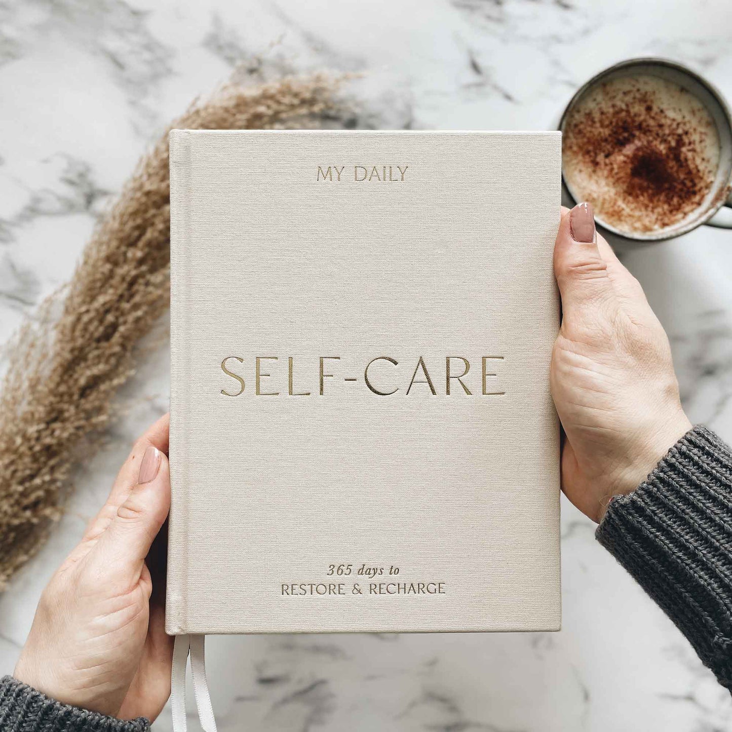 My Daily Self-Care (Almond) reflection and gratitude journal