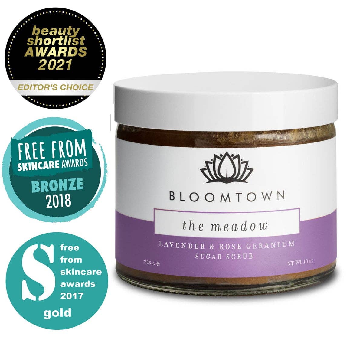 Bloomtown Sugar Scrub: The Meadow (Lavender & Rose Geranium)