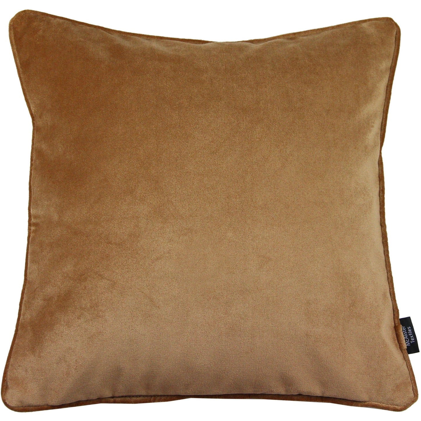 Matt Caramel Gold Velvet Cushion