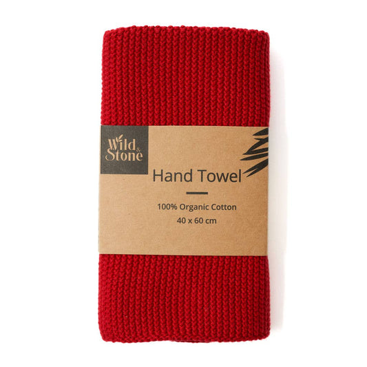 Hand Towels - 100% Organic Cotton - Berry