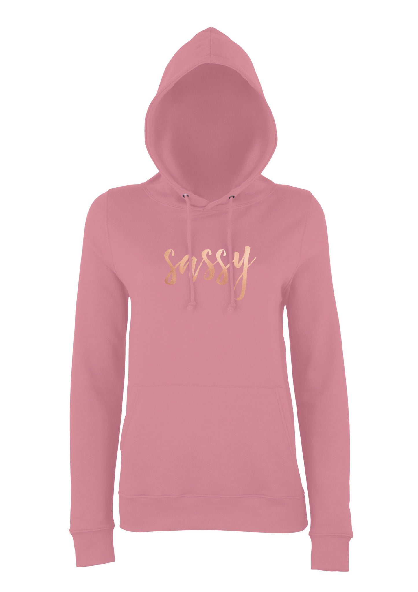 Sassy Pink and Rose Gold Hoodie