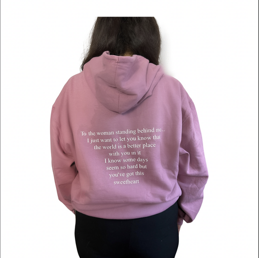 The World Is a Better Place Hoodie ( purple )