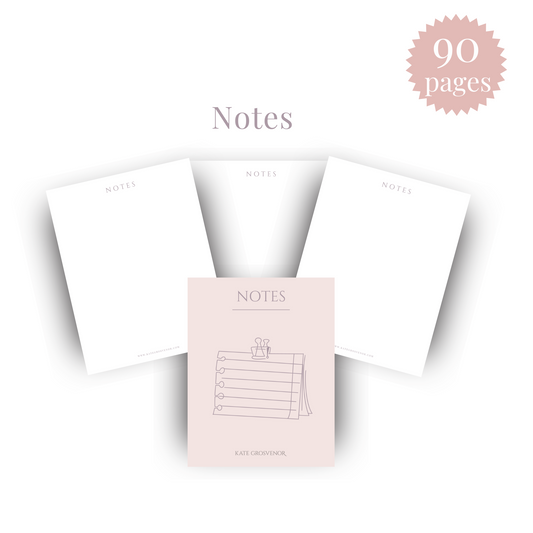 Notes Insert