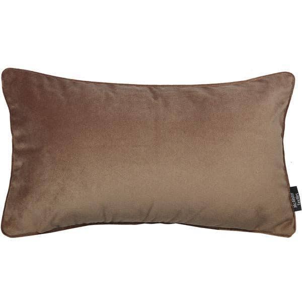 Matt Mocha Brown Velvet Cushion