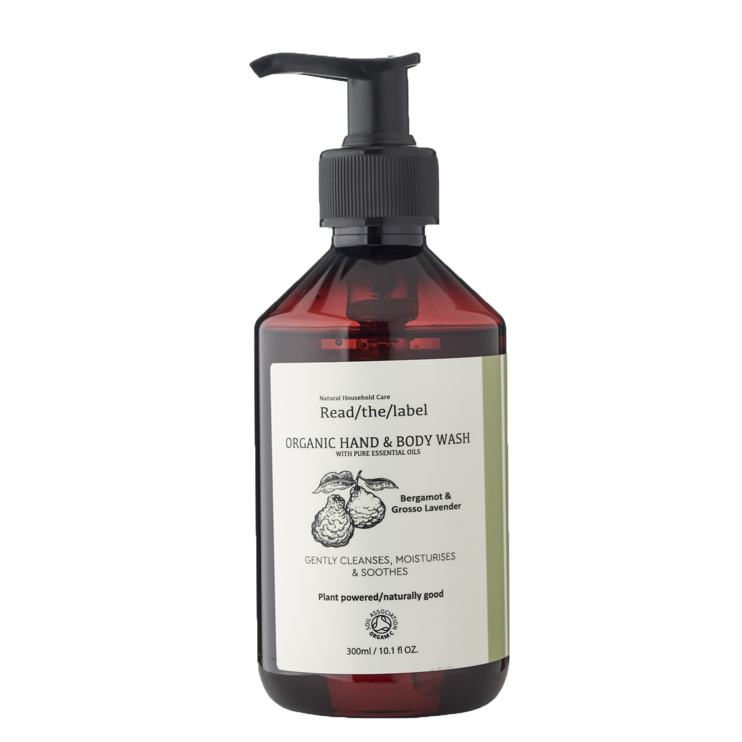Organic Hand and Body Wash - Bergamot and Grosso Lavender 300ml