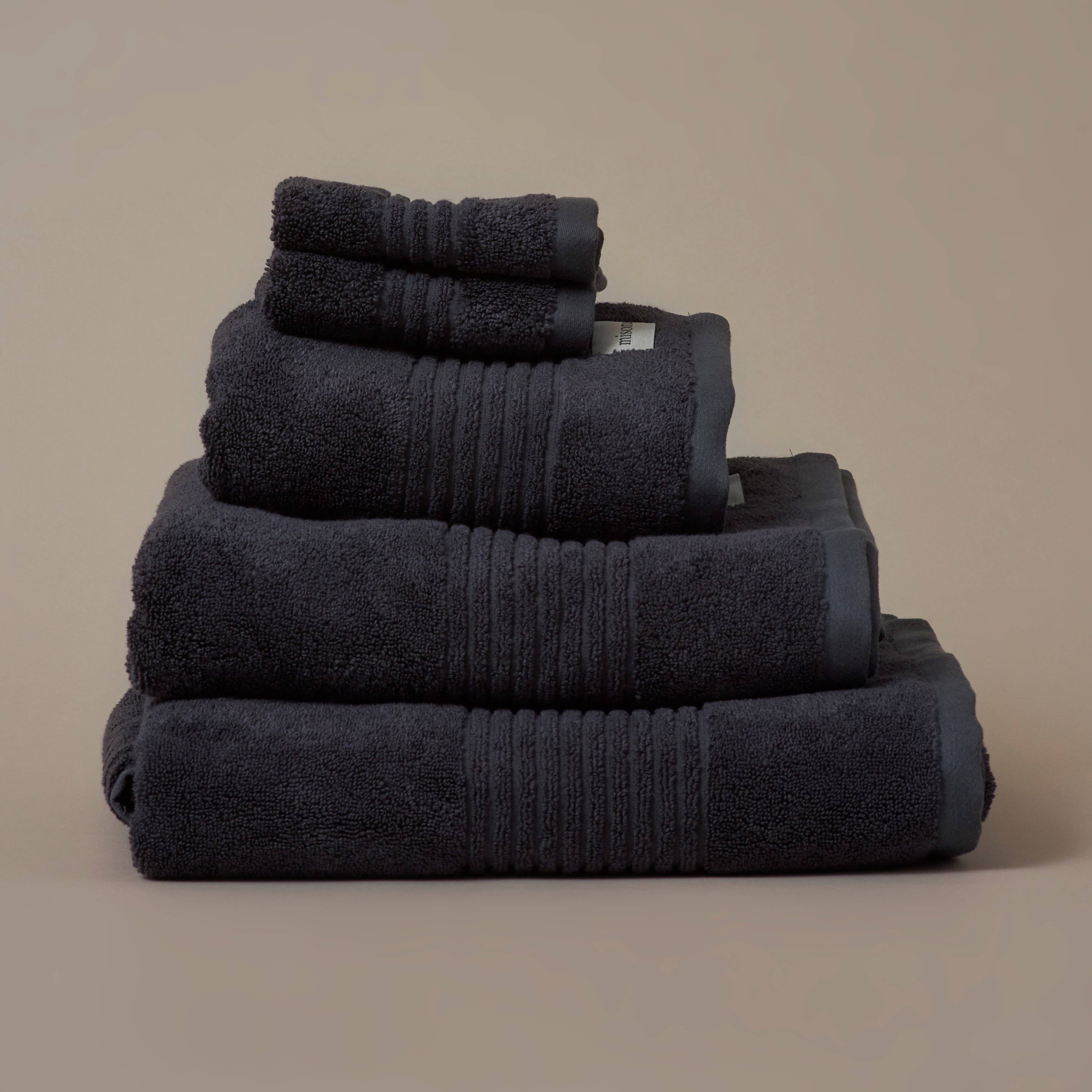 Ultra Soft  - Plush Hypo-Allergenic Towels: Dark Steel