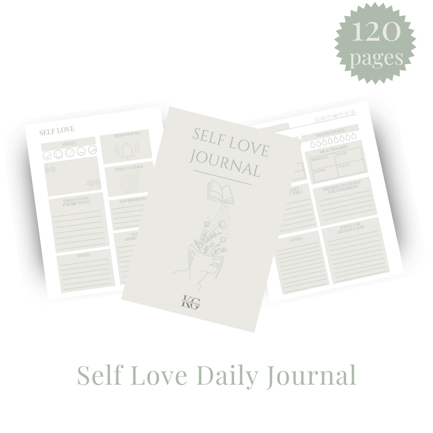 Self Love Daily Journal Insert