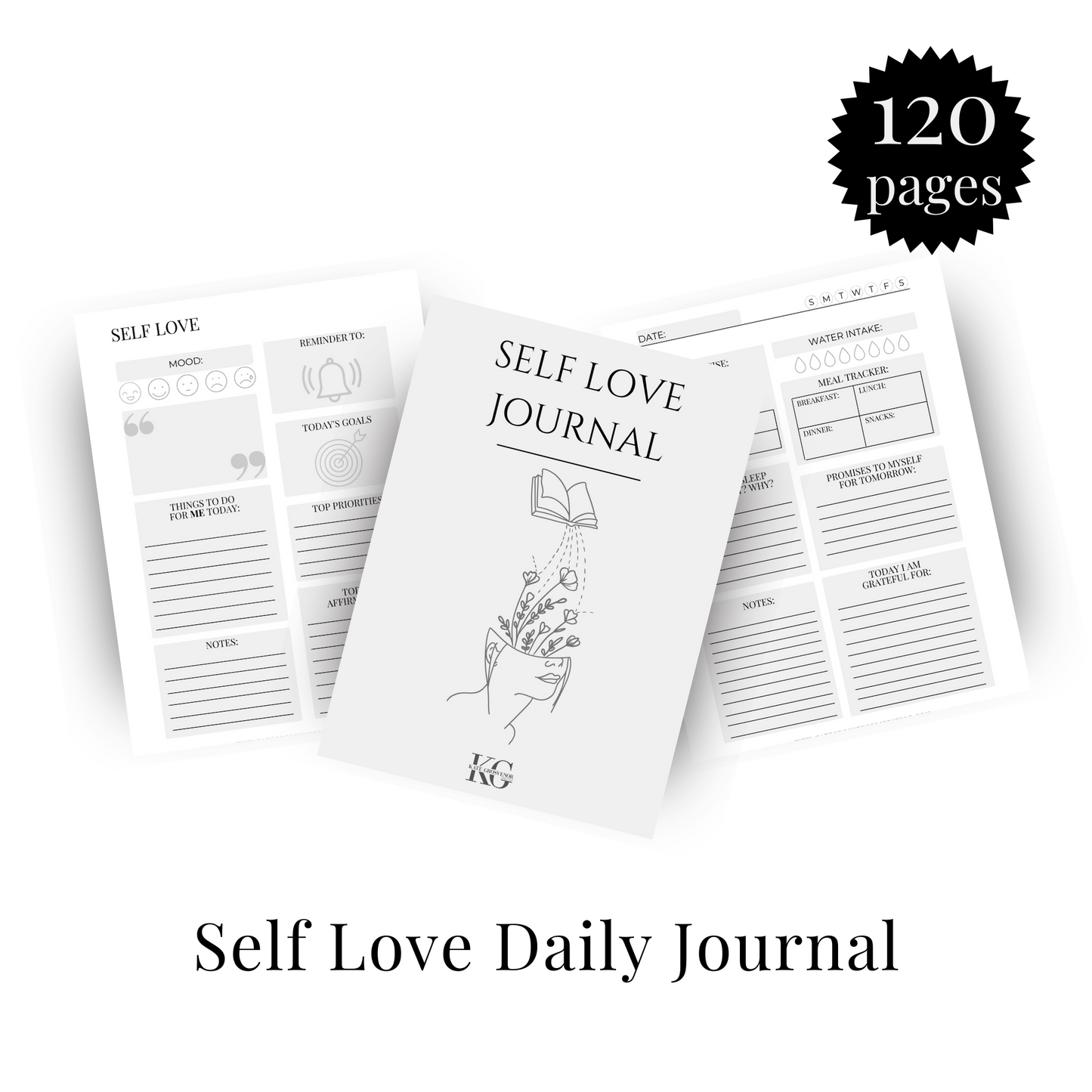 Self Love Daily Journal Insert